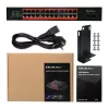 Verkkokytkin QOLTEC Gigabit Ethernet PoE 24xRJ45 2xSFP