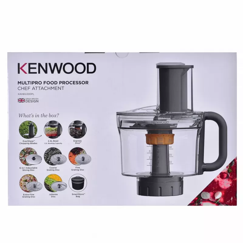 Mixerin lisäosa Kenwood KAH65.000PL — 1,2 L kulho, musta läpinäkyvä