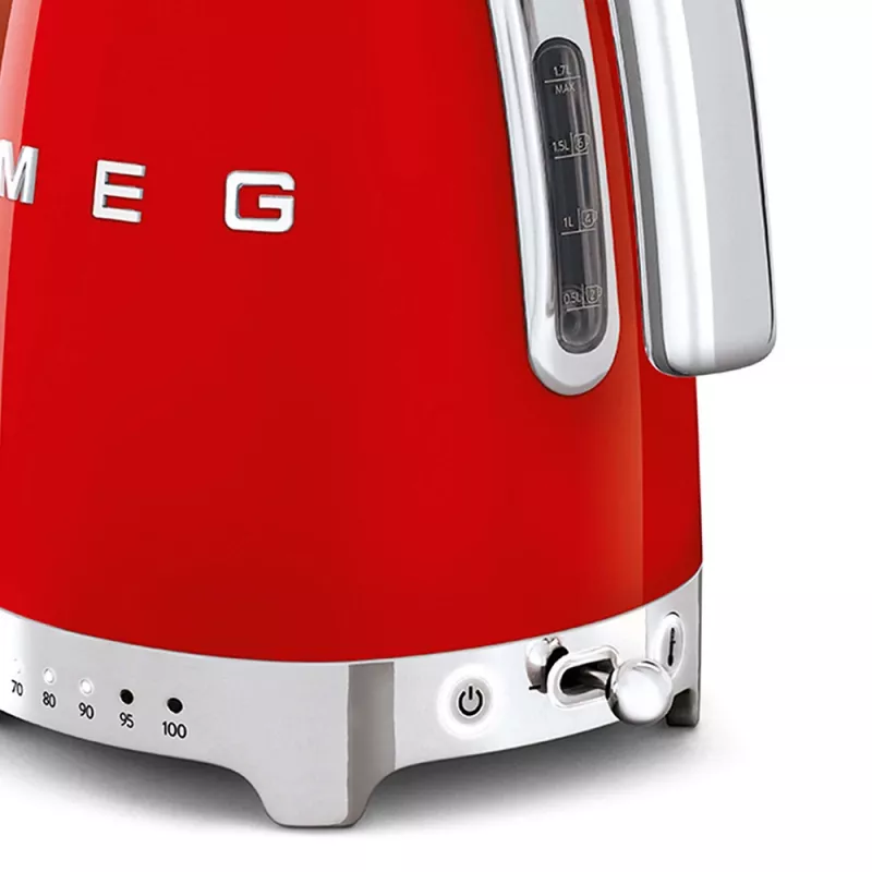 Vedenkeitin Smeg 1,7L 2400W punainen