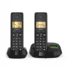 Gigaset PURE 100A Duo langaton analoginen/DECT-puhelin — 2 luuria, kaiutin, numeronäyttö, 1,5