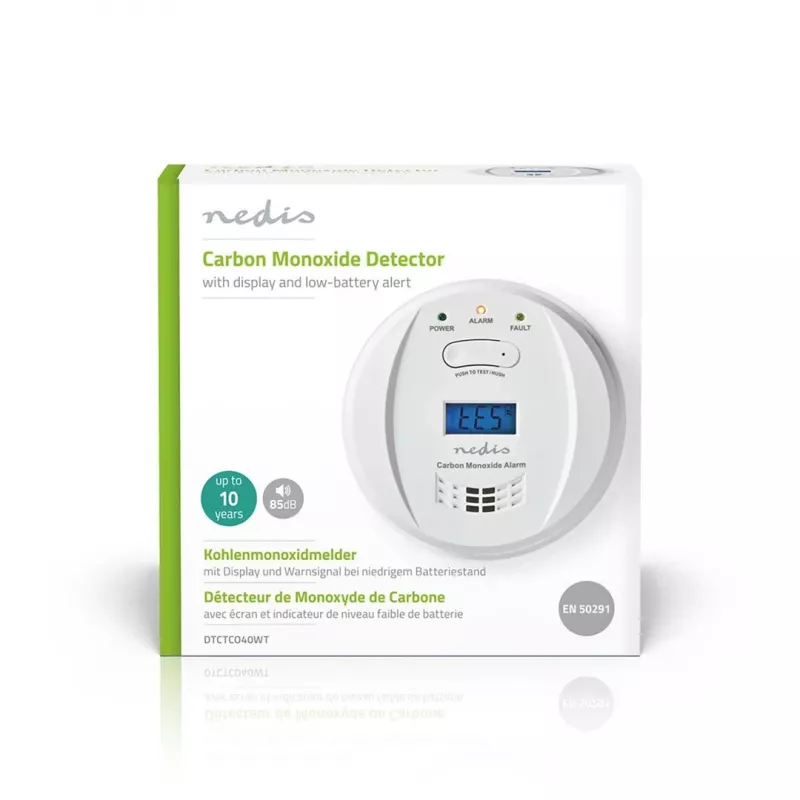 Nedis DTCTCO40WT kaasuilmaisin hiilimonoksidi (CO)