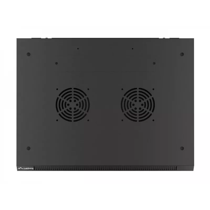 Seinäasennettava kaappi LANBERG WF01-6409-23B 9U, 60 kg, IP20, 600×450×512 mm, musta