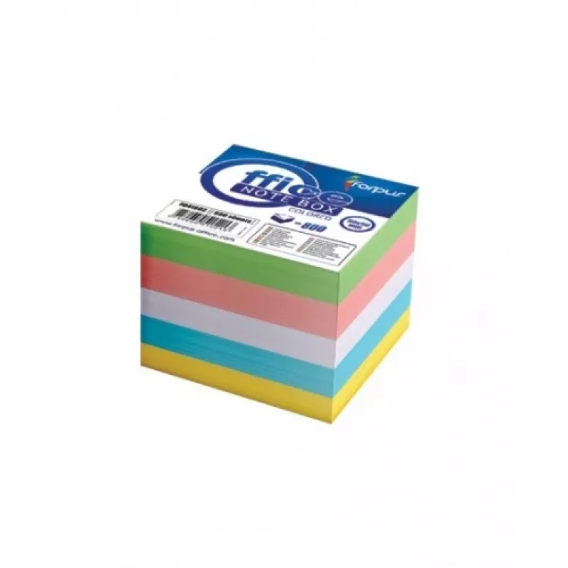 Muistilaput Forpus, 8,5x8,5 cm, sekalainen, liimaamaton (800) 0716-008