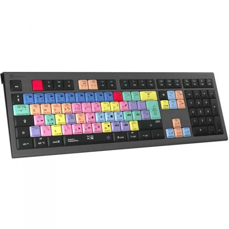 Logickeyboard LKB-PPROCC-A2M-UK näppäimistö USB QWERTY englanti musta (LKB-PPROCC-A2M-UK)