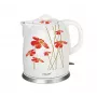 Feel-Maestro MR-066-RED FLOWERS vedenkeitin 1,5 L 1200 W punainen, valkoinen