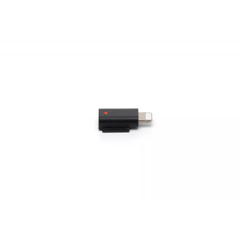 Äänisovitin DJI Mic 3 -matkapuhelinsovitin (Lightning) — Lightning-liitäntä, musta, Apple-mobiililaitteille