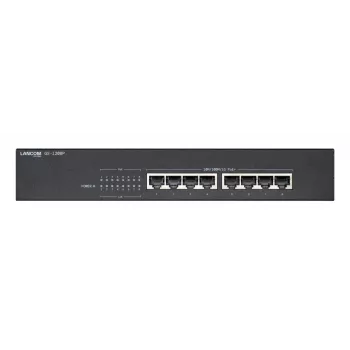 Lancom GS-1208P, hallitsematon, Gigabit Ethernet (10/100/1000), Power over Ethernet (PoE), rack-asennus, 1U