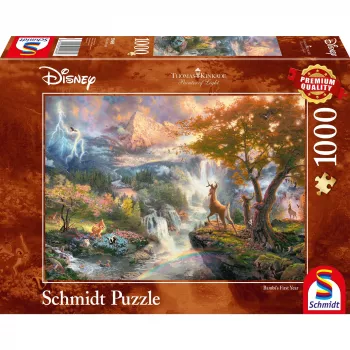 Schmidt Spiele Disney Bambi -palapeli 1000 palaa, leveys 693 mm, yli 12-vuotiaille