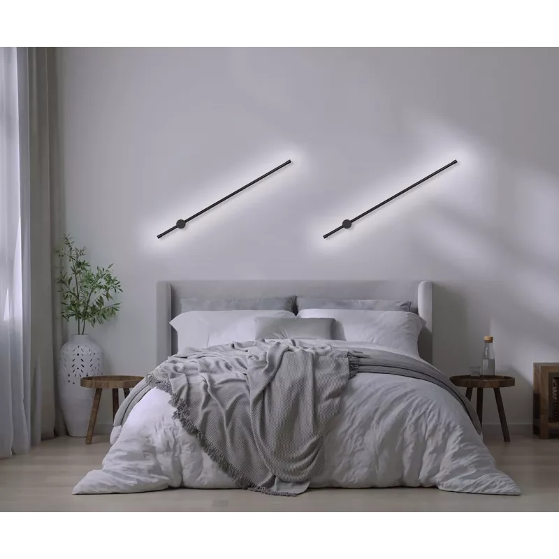 Activejet LED-seinävalaisin AJE-HILTON musta NW
