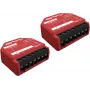 Älykytkin Shelly SHELLY_1PM_GEN3_2ER — langaton 110–240V, 1,2W kulutus, max. 240V, muovikotelo, 42×16×37 mm, 2 kpl:n pakkaus