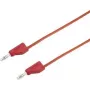VOLTCRAFT mittausjohto [pistoke 4 mm - pistoke 4 mm] 5 m punainen MSB-300 (MSB-300-5-Rot)