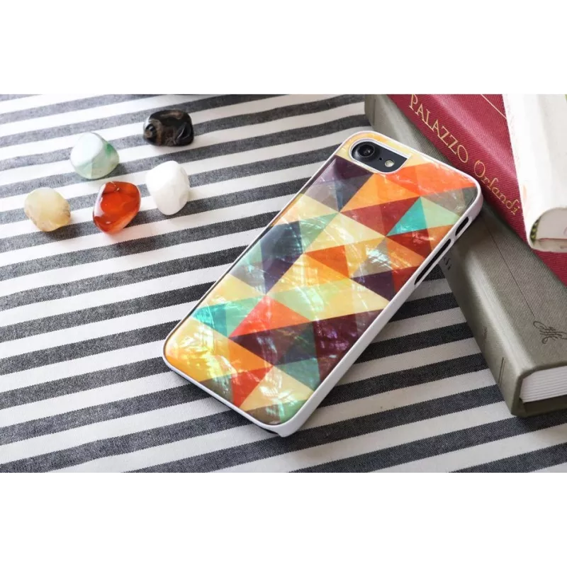 iKins suojakotelo Apple iPhone 8/7 — mosaiikki valkoinen