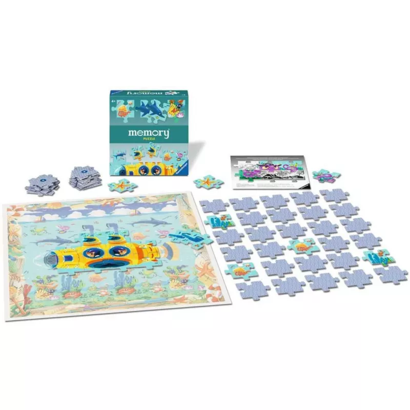 memory Puzzle Unterwasserwelt, lautapeli
