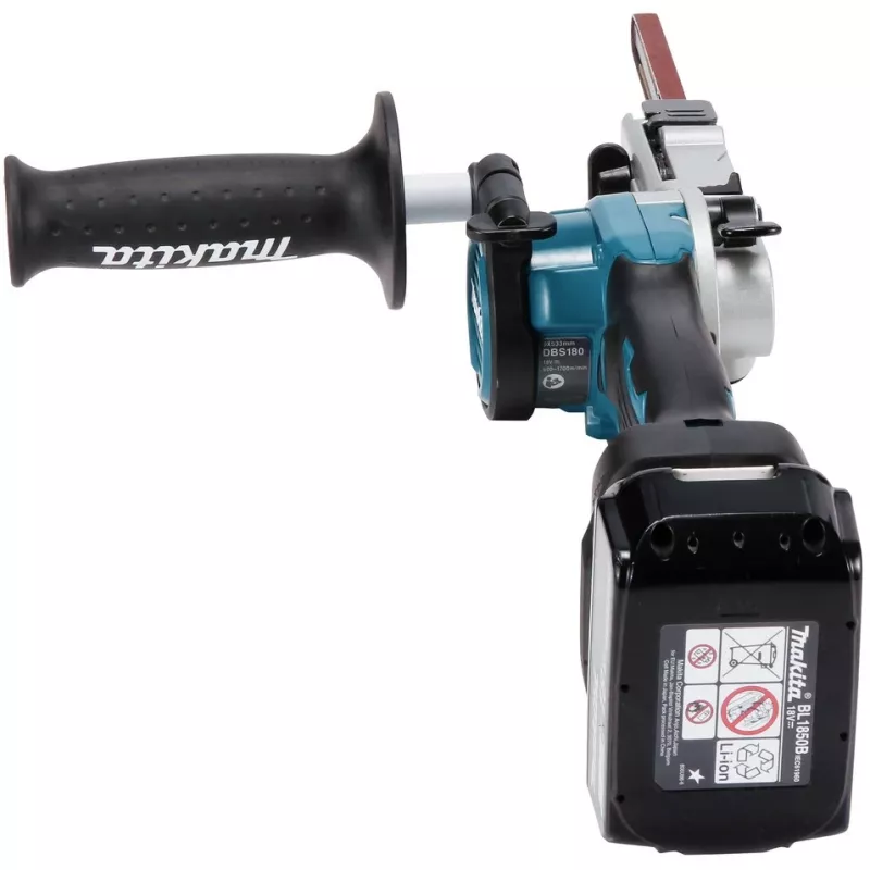 Makita DBS180Z akkukäyttöinen hihnaviila, 18 V, musta/sininen (ilman akkua)