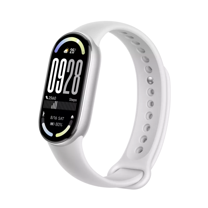 Älykello Xiaomi SmartBand 10 hopea AMOLED BT