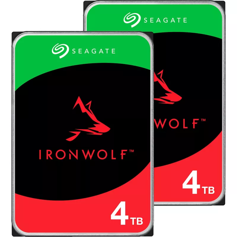 DXP2800 + 2x 4 TB Seagate IronWolf HDD -paketti, NAS