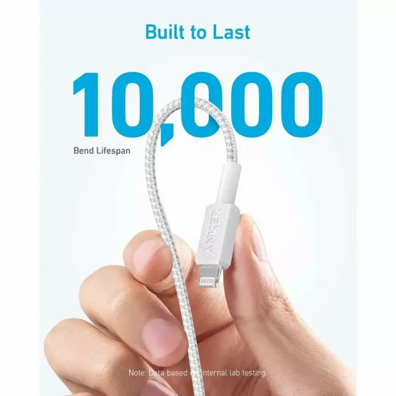 Kaapeli Anker 322 0,9 m Lightning USB-C 30 W