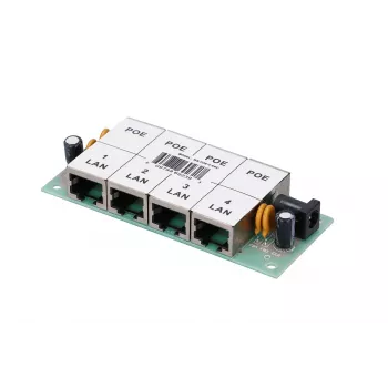 PoE-injektori Extralink 4-porttia 4x 100 Mb/s RJ45, Fast Ethernet, 48 V, ilman koteloa