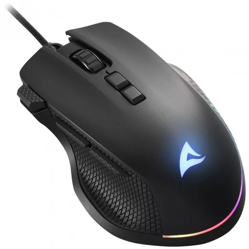 Sharkoon hiiri Shark Force 3 optinen 8 painiketta 12 800 DPI musta