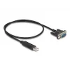DeLOCK USB 2.0 -sarjaporttisovitin RS-232 50 cm FTDI musta