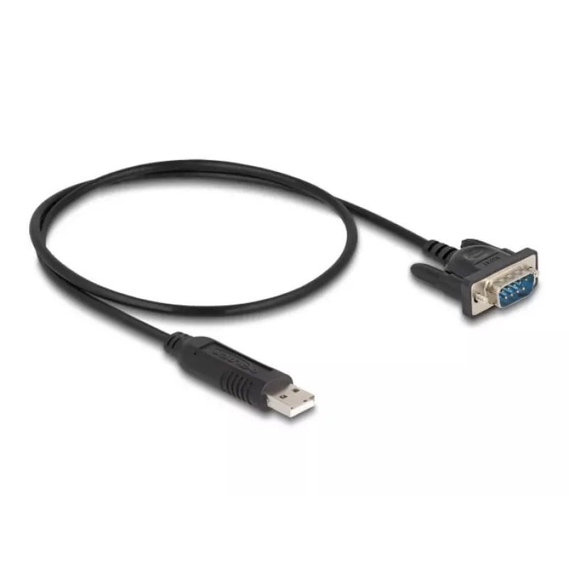 DeLOCK USB 2.0 -sarjaporttisovitin RS-232 50 cm FTDI musta