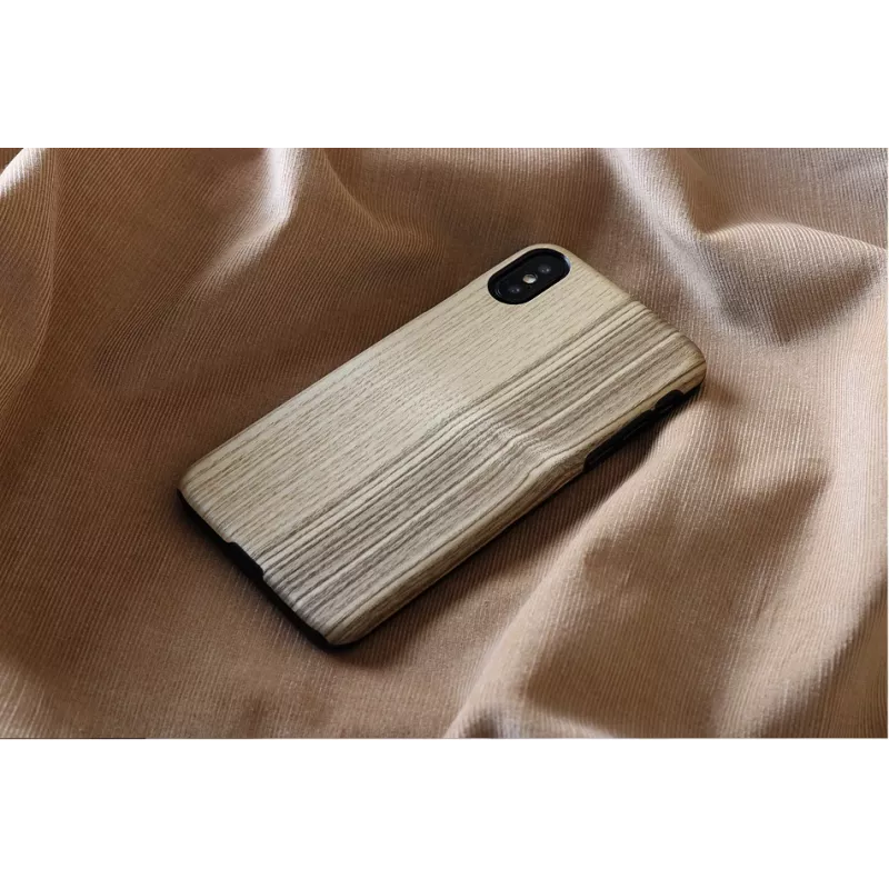 Älypuhelinkotelo man and wood iPhone X/XS:lle – Vintage Olive musta