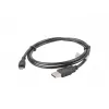 Lanberg CA-USBM-10CC-0010-BK USB-kaapeli USB 2.0 1 m Micro-USB B USB A musta