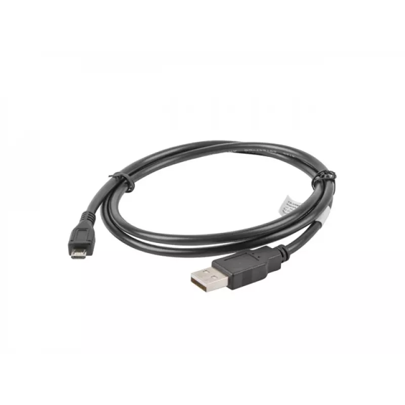 Lanberg CA-USBM-10CC-0010-BK USB-kaapeli USB 2.0 1 m Micro-USB B USB A musta