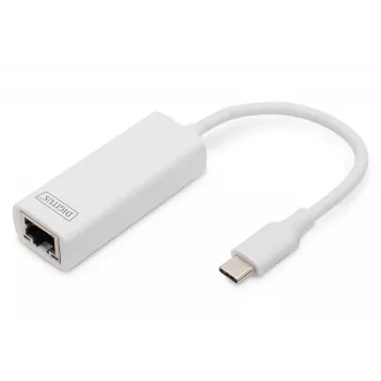 Digitus DN-3024 USB 3.0 -adapteri 20 cm 1x USB-C - 1x RJ45 suojattu