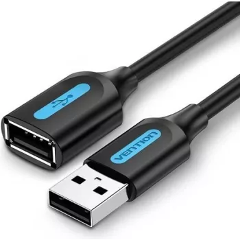 USB 2.0 -jatkokaapeli uros–naaras Vention CBIBG 1,5 m — musta