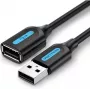 USB 2.0 -jatkokaapeli uros–naaras Vention CBIBG 1,5 m — musta