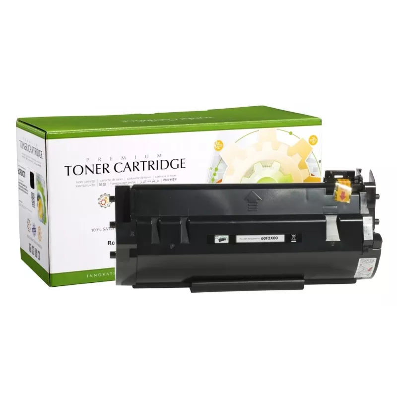 Yhteensopiva värikasetti Static Control Lexmark 602X 20 000 sivua musta