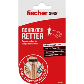 Reiän pelastus FISCHER GOW 10 545947 – korjausproppu vaurioituneille rei'ille