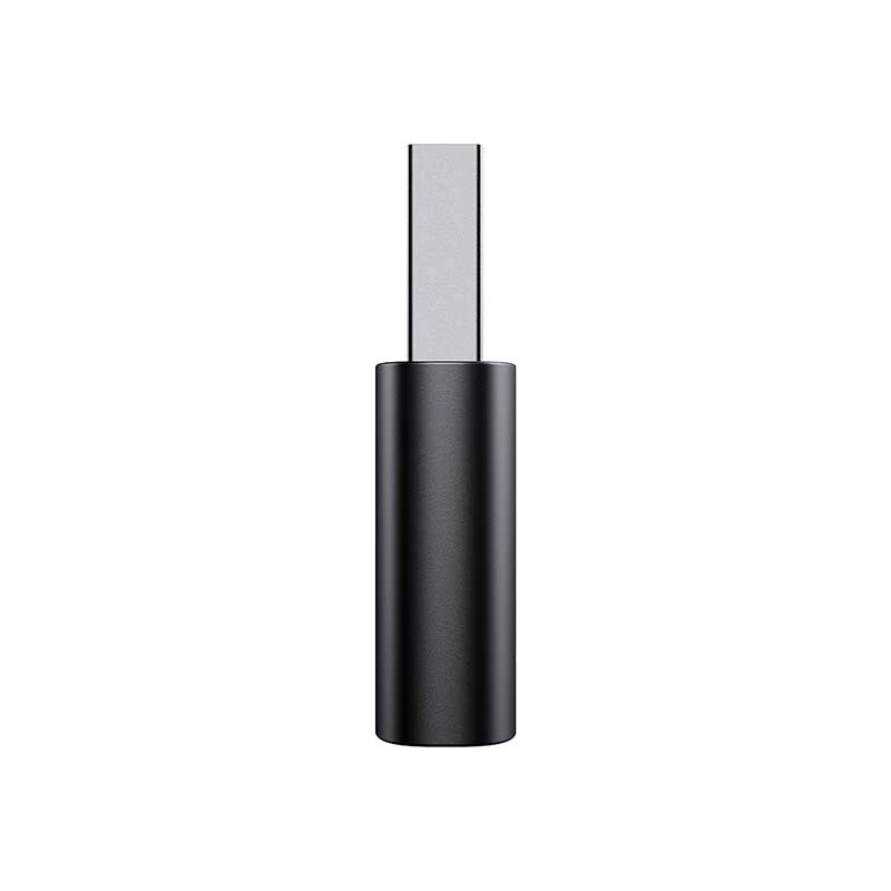 Adapteri Baseus Ingenuity USB Type-A (liitin) USB Type-C (pistoke) 10 Gbit/s, musta, 14×22×8 mm