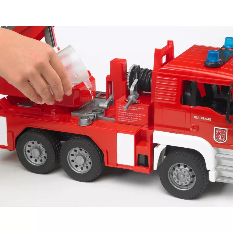 BRUDER MAN paloauto kääntyvällä tikkaalla