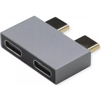 ROLINE USB3.2Gen1 sovitin 2x C - ST/BU - sovitin - digitaalinen/data (12.03.2945)