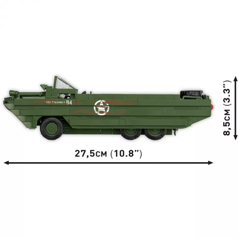 Cobi Historical Collection WWII DUKW Amphibia, monivärinen
