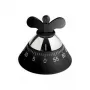 Keittiöajastin Alessi A09 B musta 120mm x 120mm x 90mm