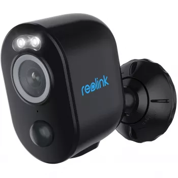 Reolink Argus Series B330 Wi-Fi-valvontakamera musta 5MP (2880x1616), paristokäyttöinen, IP65-sääsuojaus, värillinen yönäkö, älykäs tunnistus