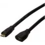 Logilink - USB-jatkokaapeli - Micro-USB Type B (uros) - Micro-USB Type B (naaras) - USB 2.0 - 3 m - musta (CU0124)