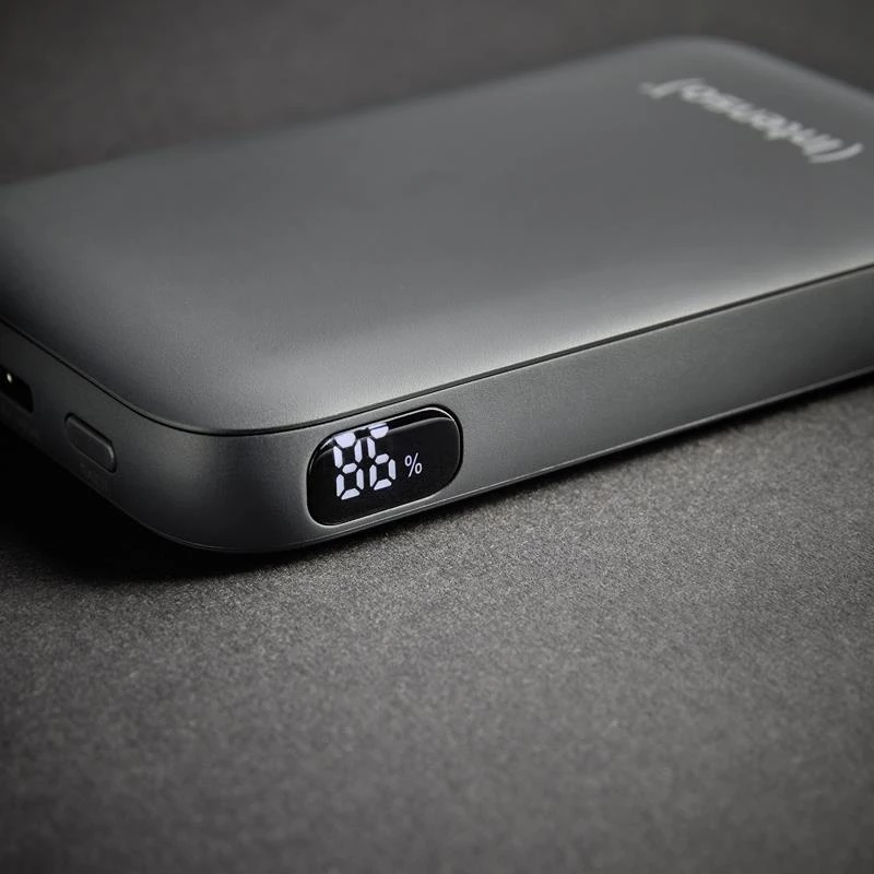 Varavirtalähde USB 10000 mAh/harmaa S10000 7333034 Intenso