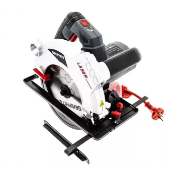 Käsipyörösaha 1500 W Graphite sahanterä 185 mm