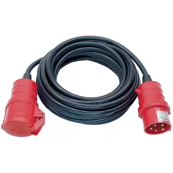 Brennenstuhl H07RN-F 5G1,5 - jatkojohto - IEC 60309 16A (W) - IEC 60309 16A (M) - AC 400 V - 10 m - musta