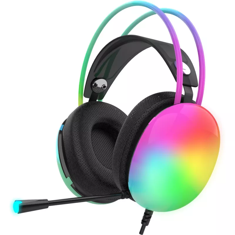 Cian Technology GmbH INCA -peliheadset IGK-X8S 7.1 USB RGB-LED musta - Headset