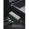 TB USB-C 7v1 -adapteri USB 3.0, 2x USB 2.0, HDMI, PD, SD/TF