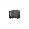 DeepCool CH160 PLUS R-CH160-BKNGM0-G kompakti (SFF) tietokonekotelo, Mini-ITX/Micro-ATX, karkaistu lasi, musta