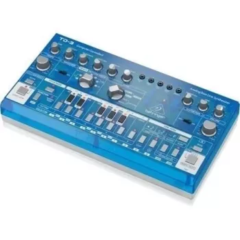 Bassosyntetisaattori Behringer TD-3-BB sininen läpinäkyvä – analoginen bassline-moduuli
