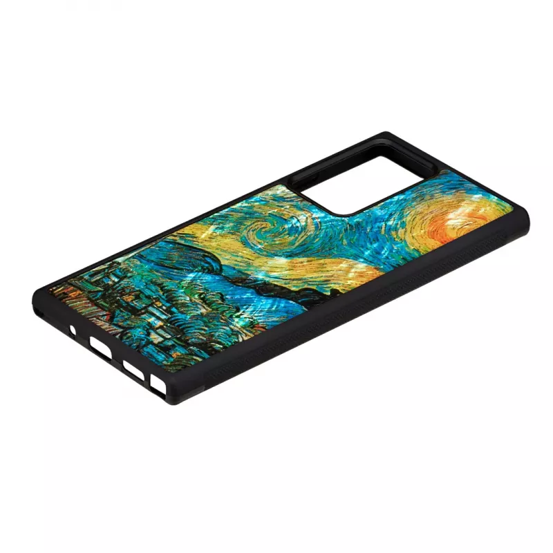Suojakotelo iKins Samsung Galaxy Note 20 Ultra -malliin — musta tähtiyökuvio