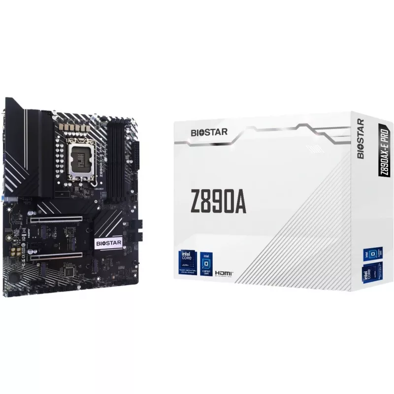 Biostar Z890AX-E Pro emolevy, Intel Z890, LGA 1851, ATX, DDR5