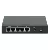 Gigabit 5xPoE Passthrough -kytkin, virransyöttö PoE tai AC, 68W